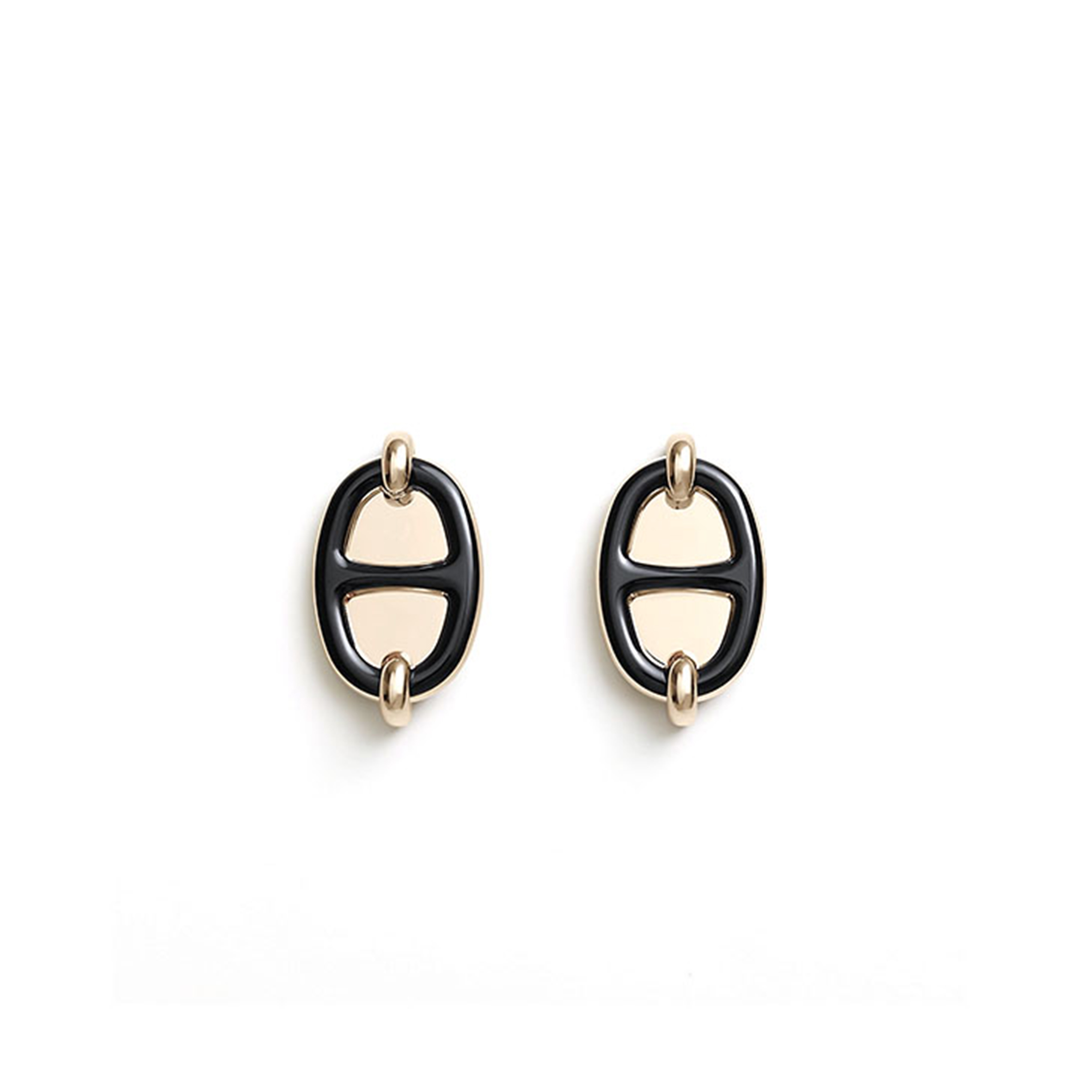 H**mes mini maillon earrings h100052fe03